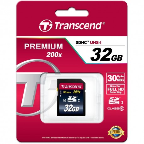 TRANSCEND PREMIUM SDHC UHS-I 32GB