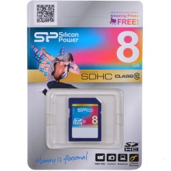 SILICON POWER SDHC CLASS 10 8GB