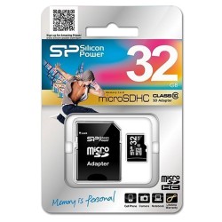 SILICON POWER MICROSHDC 32GB CLASS 10