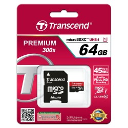 Transcend premium microsdxc uhs-I 64gb