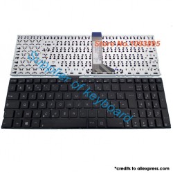 Clavier de remplacement AZERTY pour ASUS X553 BLACK