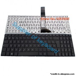 Clavier de remplacement AZERTY pour ASUS A550/X550 BLACK