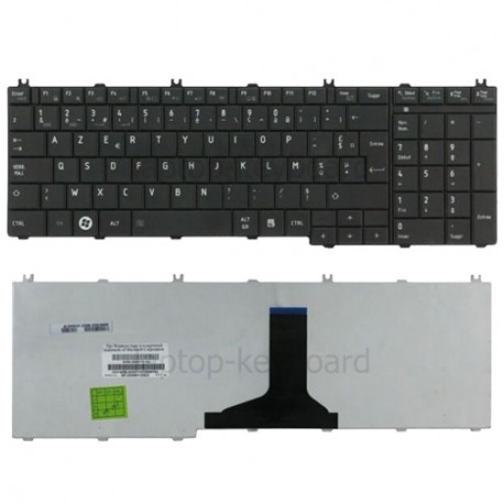 Clavier de remplacement AZERTY pour TOSHIBA L655