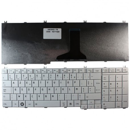 Clavier de remplacement AZERTY pour TOSHIBA C660