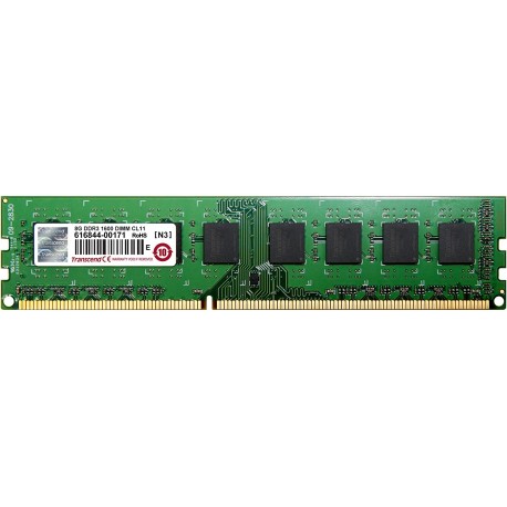 MEMOIRE DIMM DDR3 8 GO TRANSCEND - 1600MHz - Optimus Technology