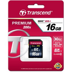 TRANSCEND PREMIUM SDHC UHS-I 16GB